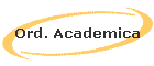 Ord. Academica